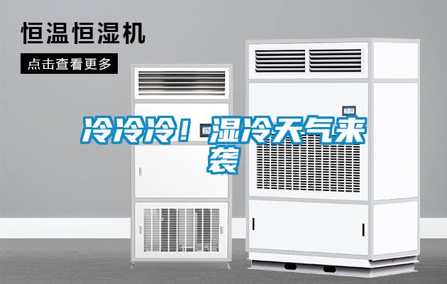 冷冷冷！濕冷天氣來襲