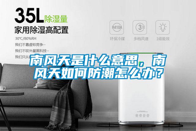 南風天是什么意思，南風天如何防潮怎么辦？