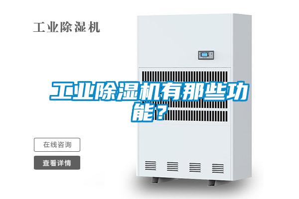 工業除濕機有那些功能？