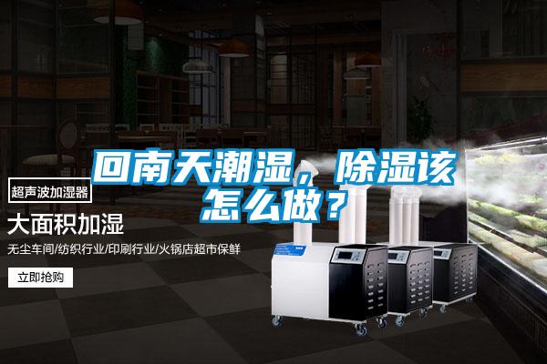 回南天潮濕，除濕該怎么做？