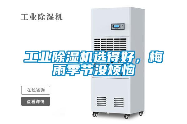 工業除濕機選得好，梅雨季節沒煩惱