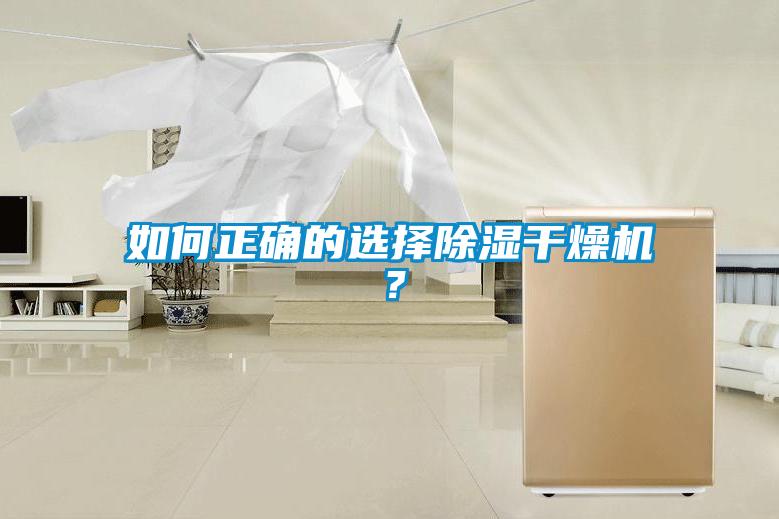 如何正確的選擇除濕干燥機？