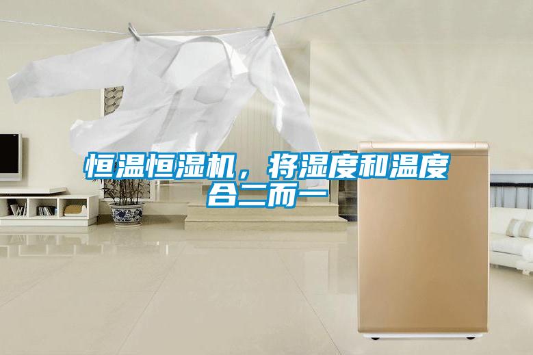 恒溫恒濕機，將濕度和溫度合二而一