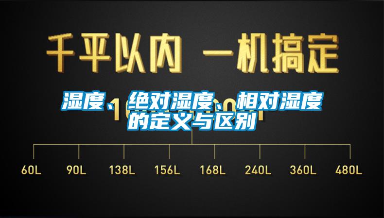 濕度、絕對濕度、相對濕度的定義與區別