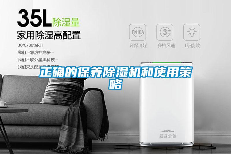 正確的保養除濕機和使用策略