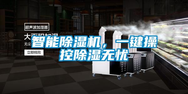 智能除濕機，一鍵操控除濕無憂