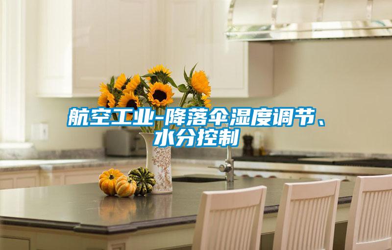 航空工業-降落傘濕度調節、水分控制