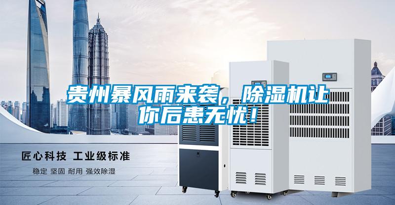 貴州暴風雨來襲，除濕機讓你后患無憂！