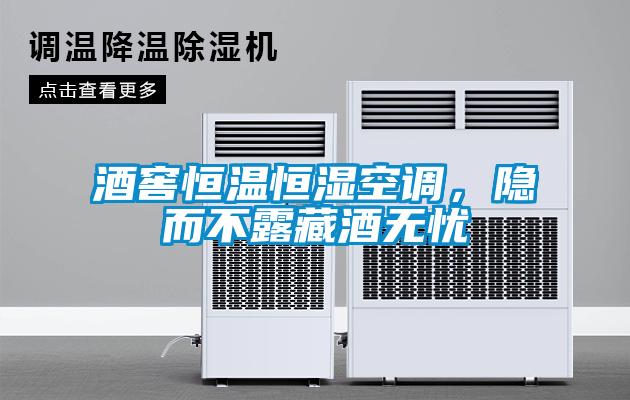 酒窖恒溫恒濕空調(diào)，隱而不露藏酒無憂