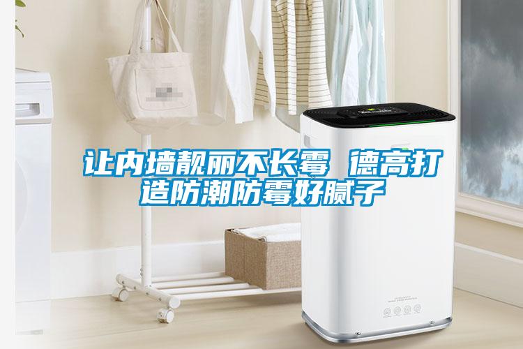 讓內墻靚麗不長霉 德高打造防潮防霉好膩子