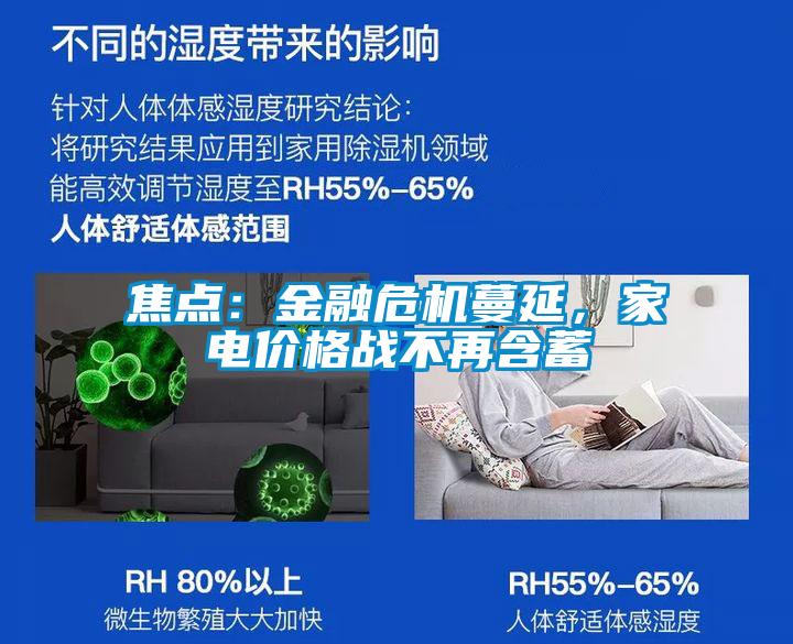 焦點：金融危機(jī)蔓延，家電價格戰(zhàn)不再含蓄