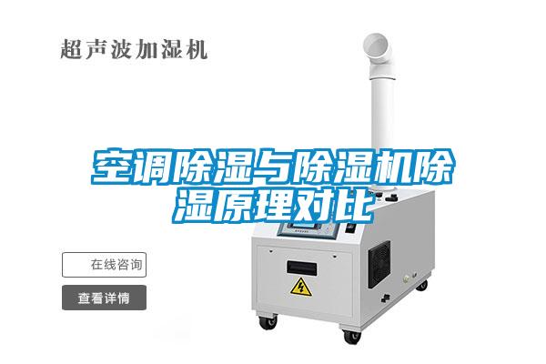 空調除濕與除濕機除濕原理對比