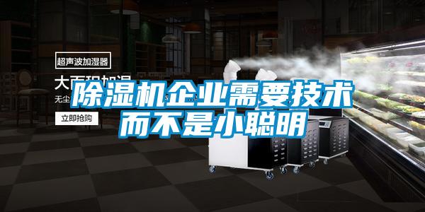除濕機企業(yè)需要技術而不是小聰明