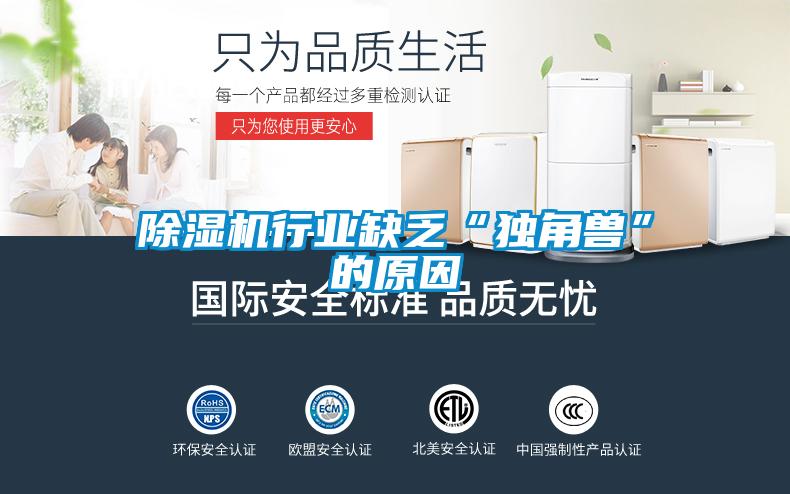 除濕機行業缺乏“獨角獸”的原因