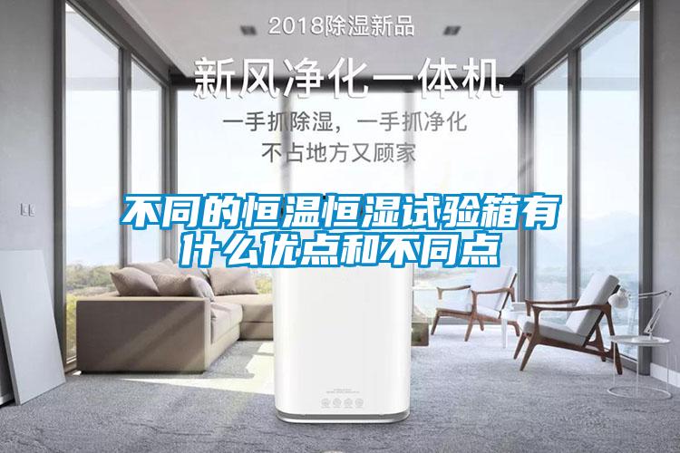 不同的恒溫恒濕試驗箱有什么優點和不同點
