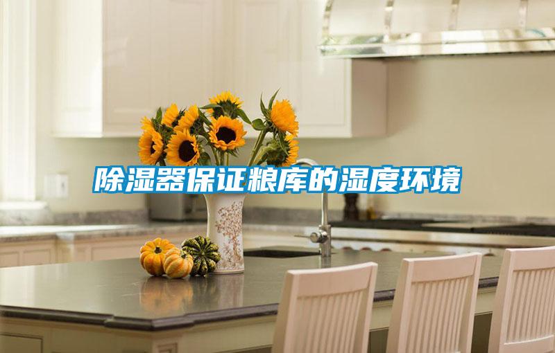 除濕器保證糧庫的濕度環境
