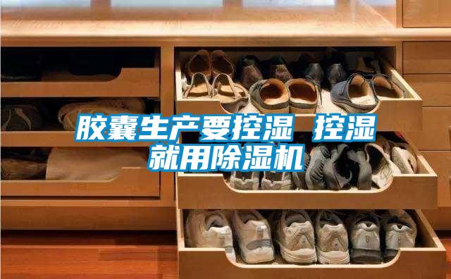 膠囊生產要控濕 控濕就用除濕機