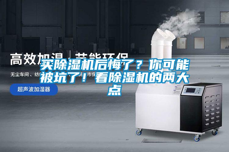 買除濕機后悔了？你可能被坑了！看除濕機的兩大點