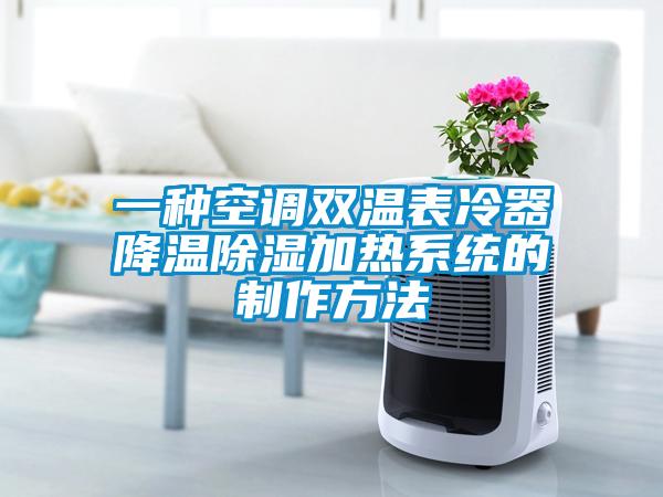 一種空調雙溫表冷器降溫除濕加熱系統的制作方法
