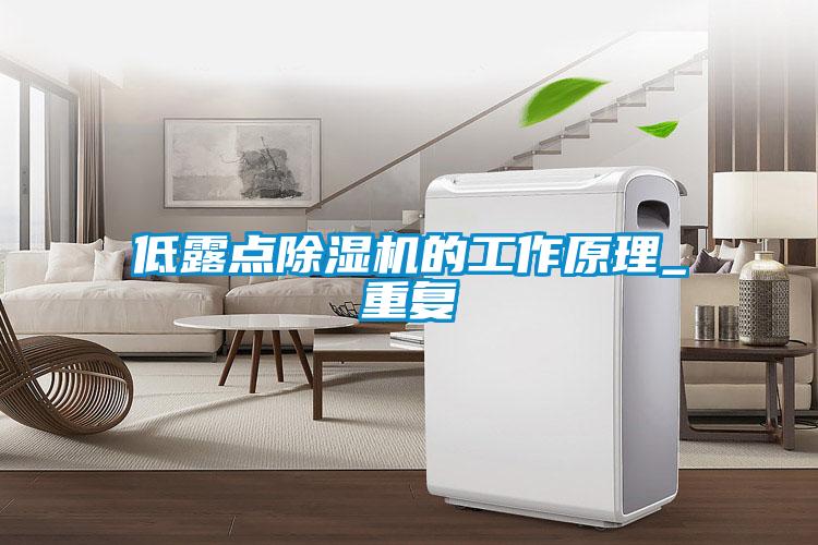 低露點除濕機的工作原理_重復