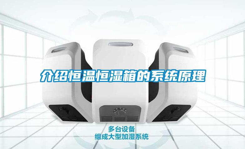 介紹恒溫恒濕箱的系統原理