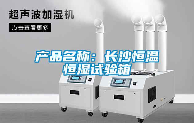 產品名稱：長沙恒溫恒濕試驗箱