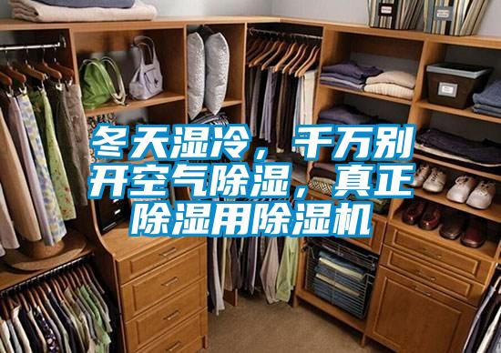冬天濕冷，千萬別開空氣除濕，真正除濕用除濕機