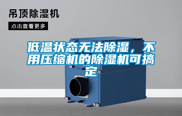 低溫狀態(tài)無(wú)法除濕，不用壓縮機(jī)的除濕機(jī)可搞定