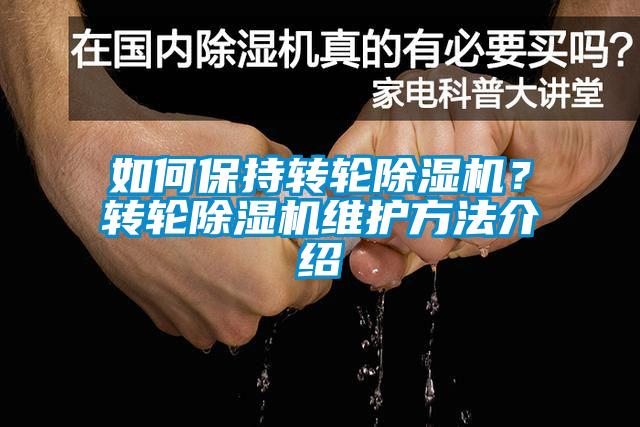 如何保持轉輪除濕機？轉輪除濕機維護方法介紹