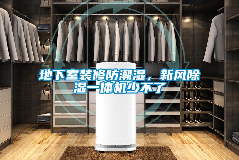 地下室裝修防潮濕，新風(fēng)除濕一體機(jī)少不了