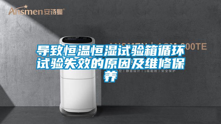 導致恒溫恒濕試驗箱循環(huán)試驗失效的原因及維修保養(yǎng)