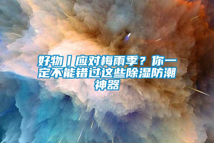 好物丨應對梅雨季？你一定不能錯過這些除濕防潮神器