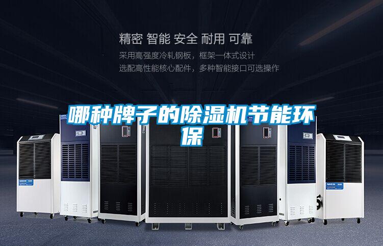 哪種牌子的除濕機節能環保