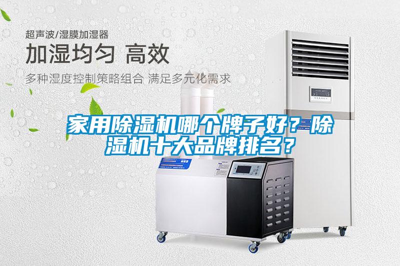 家用除濕機哪個牌子好？除濕機十大品牌排名？