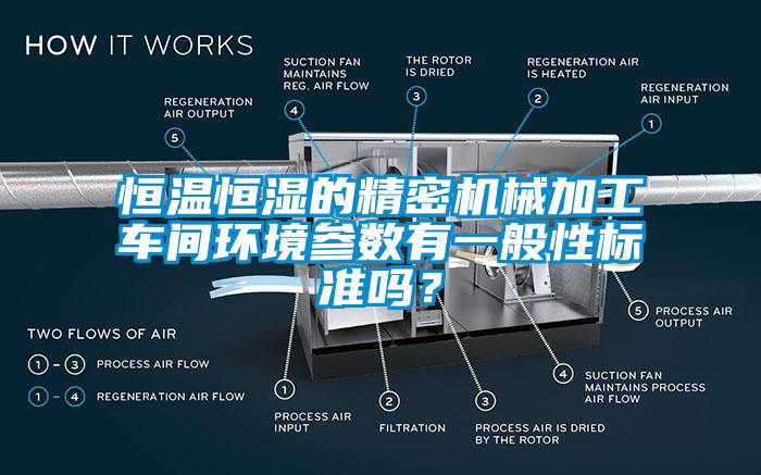 恒溫恒濕的精密機械加工車間環境參數有一般性標準嗎？