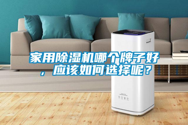 家用除濕機哪個牌子好，應該如何選擇呢？