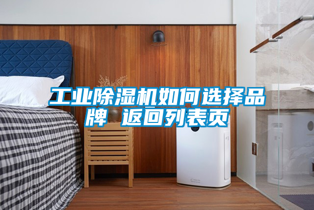 工業除濕機如何選擇品牌 返回列表頁