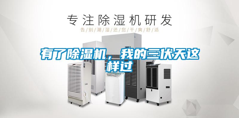 有了除濕機(jī)，我的三伏天這樣過