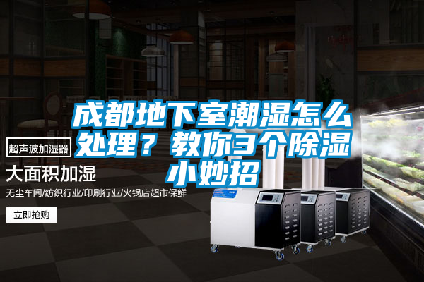 成都地下室潮濕怎么處理？教你3個除濕小妙招