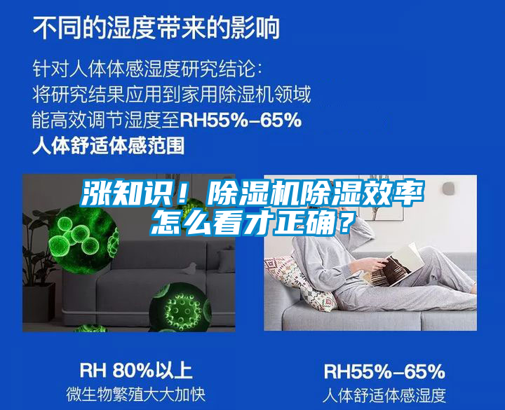 漲知識！除濕機除濕效率怎么看才正確？