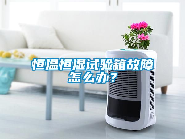 恒溫恒濕試驗箱故障怎么辦？