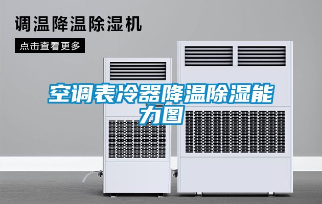 空調表冷器降溫除濕能力圖