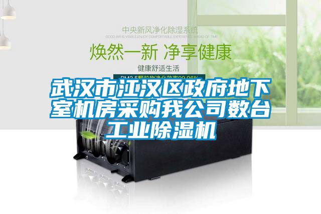 武漢市江漢區政府地下室機房采購我公司數臺工業除濕機