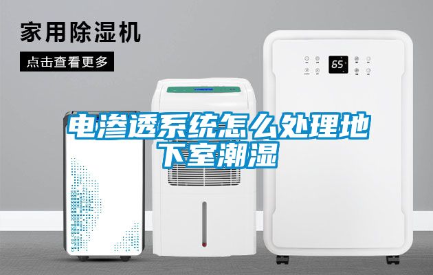電滲透系統怎么處理地下室潮濕