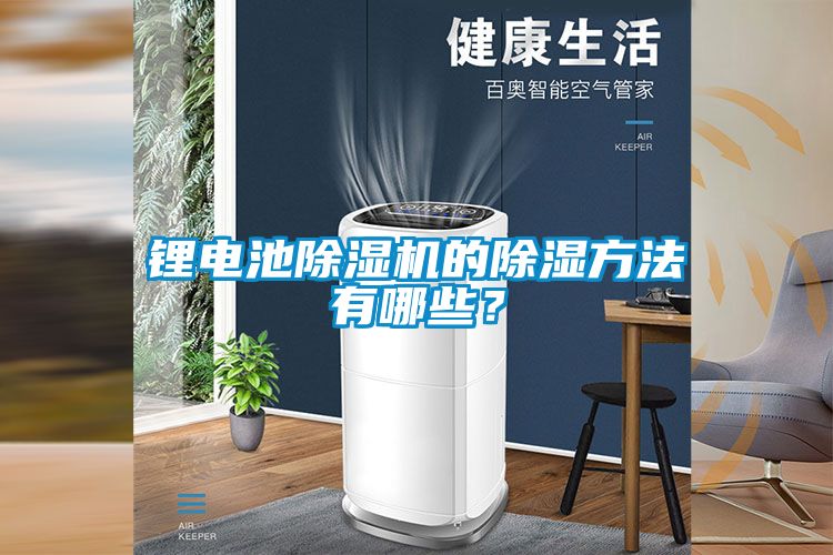 鋰電池除濕機的除濕方法有哪些？