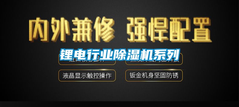 鋰電行業除濕機系列