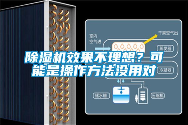 除濕機(jī)效果不理想？可能是操作方法沒用對