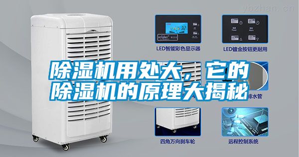 除濕機用處大，它的除濕機的原理大揭秘