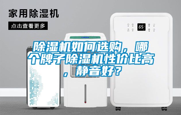 除濕機如何選購，哪個牌子除濕機性價比高，靜音好？