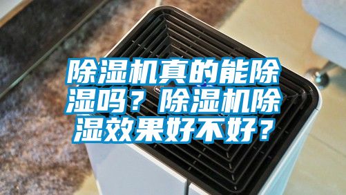 除濕機真的能除濕嗎？除濕機除濕效果好不好？